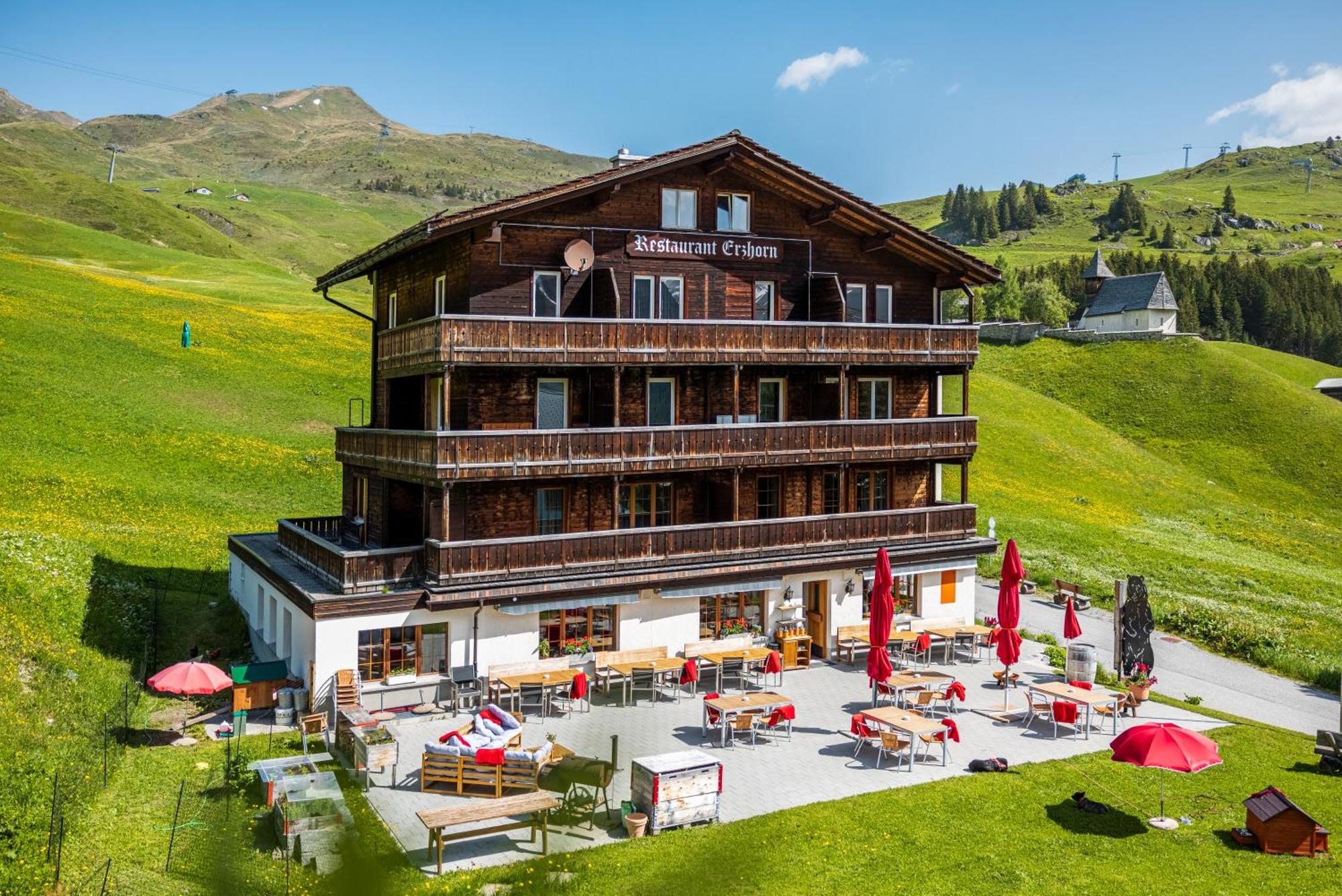 Erzhorn Hotel Arosa Bagian luar foto