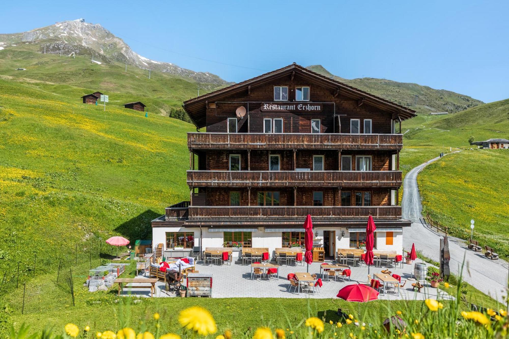 Erzhorn Hotel Arosa Bagian luar foto