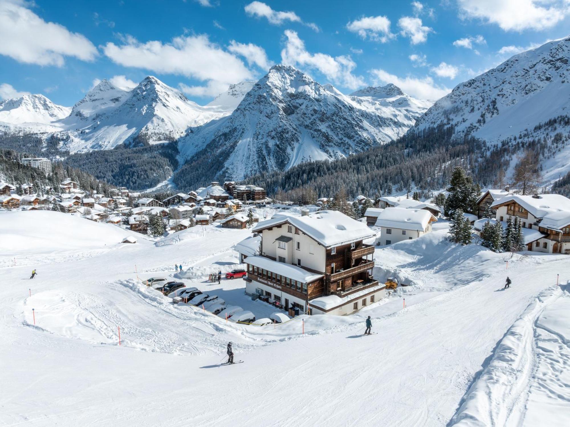 Erzhorn Hotel Arosa Bagian luar foto