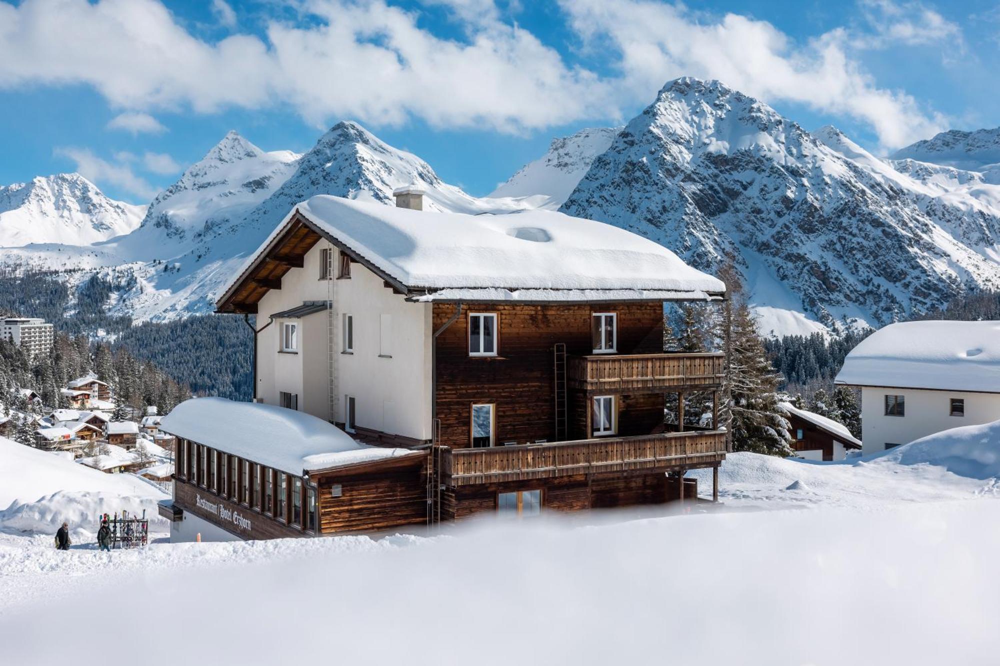 Erzhorn Hotel Arosa Bagian luar foto