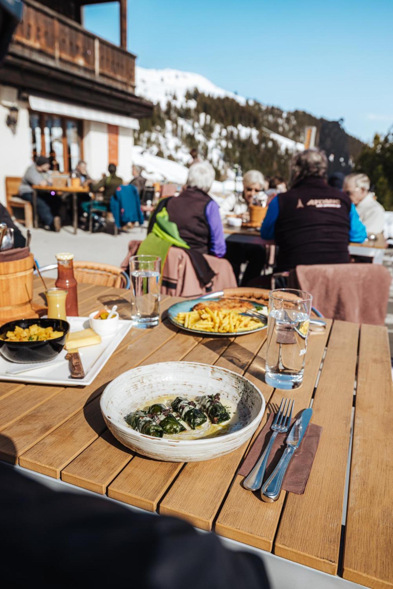 Erzhorn Hotel Arosa Bagian luar foto